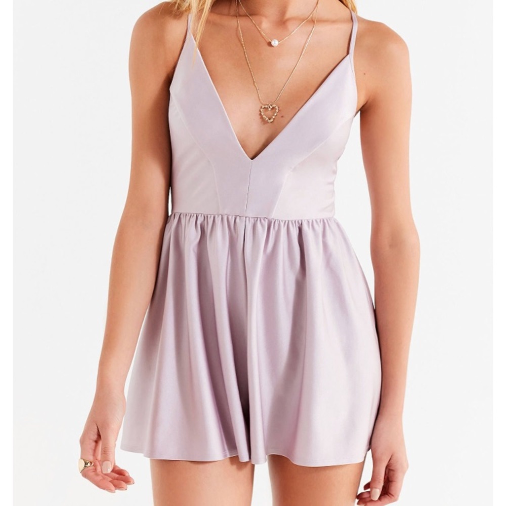 UO Gianni Plunging Romper